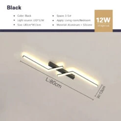 Plafonnier Led Ligne Moderne Pour Salon étude éclairage -Lumeers Boutique S4e073319e0904b629dd35f05b6c16823j