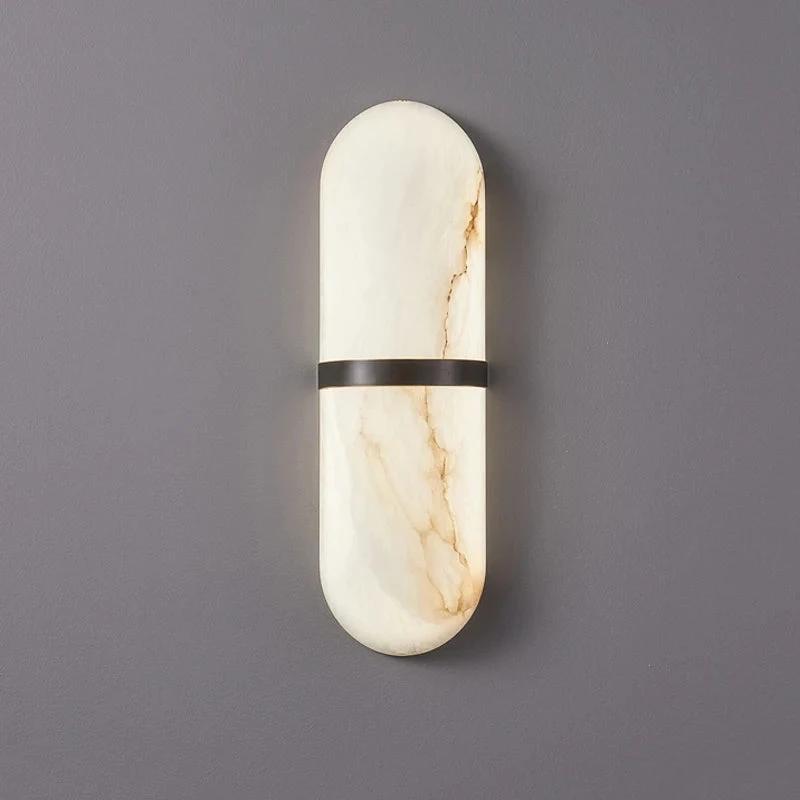 Applique Murale Led Elliptique Imitation Marbre Style Européen Minimaliste 3 Applique Murale Led Elliptique Imitation Marbre Style Européen Minimaliste