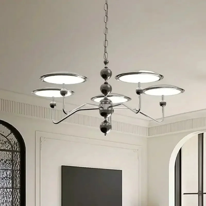 Lustre Moderne Nordique Design Soucoupe Volante Avec Lumière Led 4 Lustre Moderne Nordique Design Soucoupe Volante Avec Lumière Led – Image 2