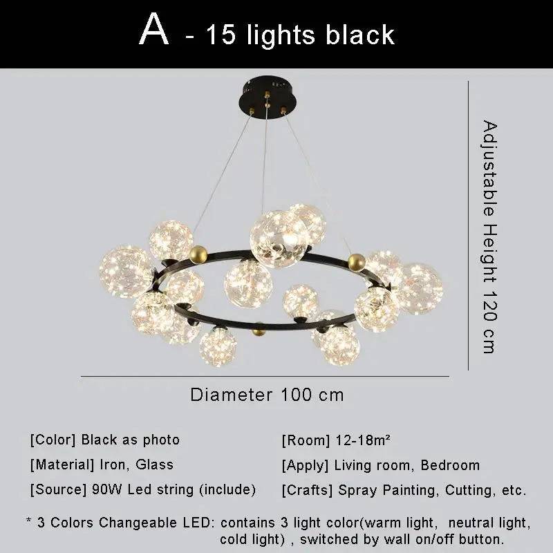 Lustre Led Moderne Design Nordique Pour Décoration Intérieure 20 Lustre Led Moderne Design Nordique Pour Décoration Intérieure – Image 18