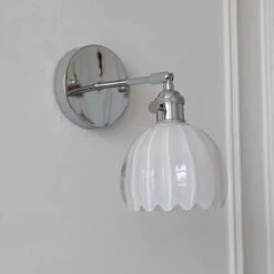 Applique Murale En Verre Et Fer Chromé Design Contemporain Avec Bras Réglable -Lumeers Boutique S50d63277d83348d28e1159d2b508391bo