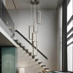 Lustre Moderne En Cuivre Avec éclairage LED Design élégant