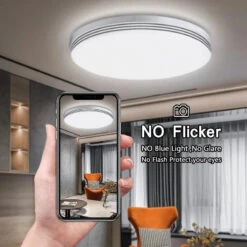 Plafonnier Rond Ultra-mince Led Moderne Pour éclairage Intérieur 17 Plafonnier Rond Ultra-mince Led Moderne Pour éclairage Intérieur -Lumeers Boutique S51b3c6ff347c4870b8b1508aa60b158dx