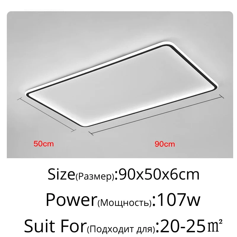 Plafonnier Led Ultra-mince Design Moderne Intensité Réglable Luminaire Décoratif 17 Plafonnier Led Ultra-mince Design Moderne Intensité Réglable Luminaire Décoratif – Image 15