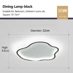 Plafonnier Led Nordique Pour Décoration Intérieure Moderne 32 Plafonnier Led Nordique Pour Décoration Intérieure Moderne -Lumeers Boutique S541ee22aaab04724a79c41627d25b567q