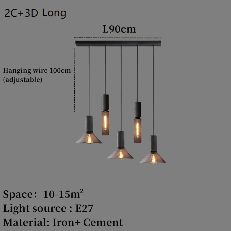 Suspension En Béton Industriel Avec Abat-jour En Fer 22 Suspension En Béton Industriel Avec Abat-jour En Fer – Image 20