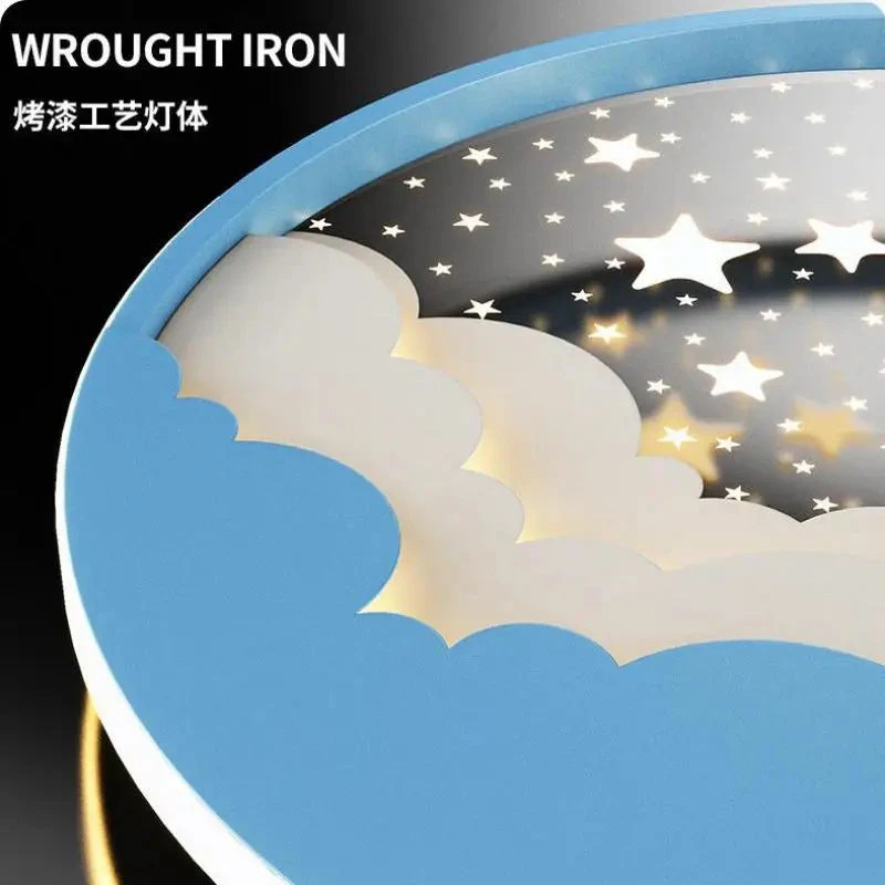 Plafonnier Led Moderne étoile Lune Pour Décoration Et Lecture 12 Plafonnier Led Moderne étoile Lune Pour Décoration Et Lecture – Image 10