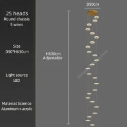 Lustre Moderne à Led Pour éclairage Intérieur Décoratif 34 Lustre Moderne à Led Pour éclairage Intérieur Décoratif -Lumeers Boutique S5860f0b81e3d474f9f8db79edf803002N