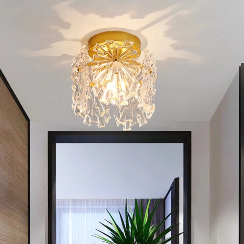 Plafonnier En Verre Flocon De Neige Design Moderne Luxe 7 Plafonnier En Verre Flocon De Neige Design Moderne Luxe – Image 5