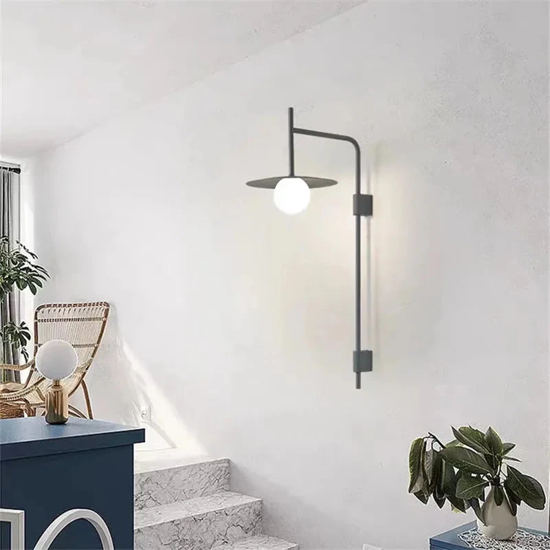 Applique Murale Minimaliste à Led Style Industriel Rétro 4 Applique Murale Minimaliste à Led Style Industriel Rétro – Image 2