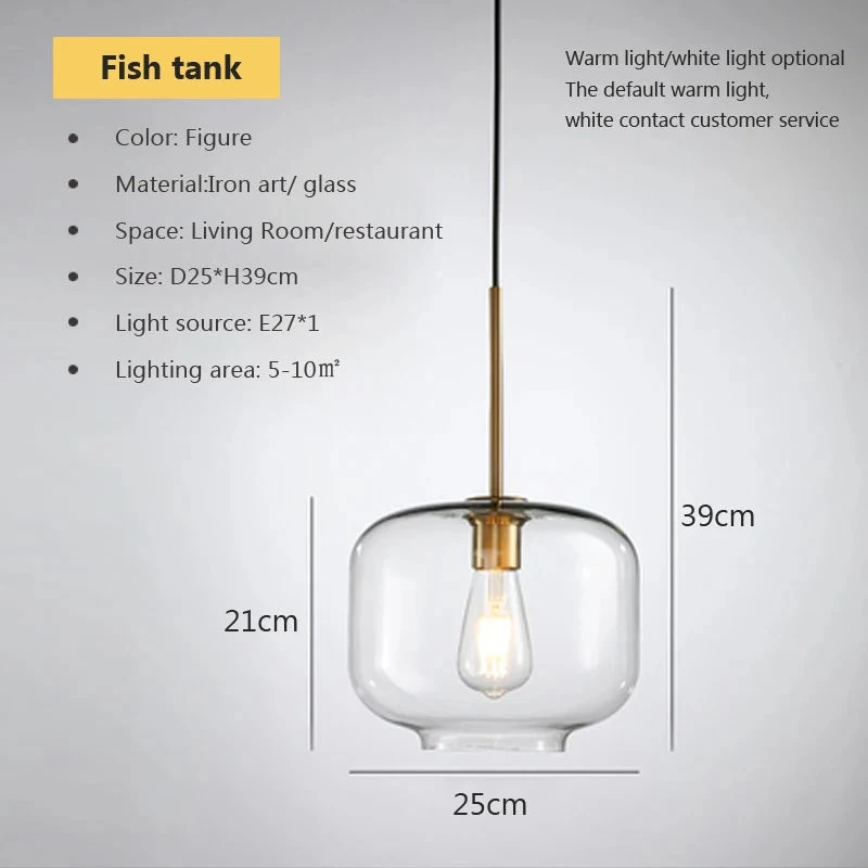 Lustre LED Verre Suspension Industriel 18 Lustre LED Verre Suspension Industriel – Image 16