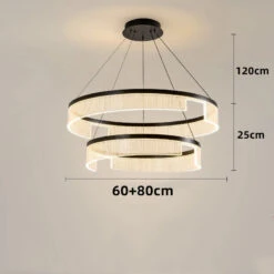 Lustre à Led Circulaire En Aluminium Et Acrylique Pour Intérieur Décoratif 33 Lustre à Led Circulaire En Aluminium Et Acrylique Pour Intérieur Décoratif -Lumeers Boutique S5a04263fa10c4908ae06566a87dbfed0h