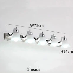 Applique Murale Rétro Cosmétique Miroir LED Européenne Maquillage Lumière Vanité Salle De Bains Appliques Chrome Armoire -Lumeers Boutique S5a1c48578e0f4578be86fc46c1e2f943O