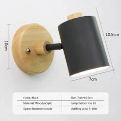 Applique Murale Nordique Lampe De Chevet Avec Interrupteur Prise Ue/UL Macaron Gu10 Lustre Applique étude Chambre Moderne Décor Luminaire -Lumeers Boutique S5ac4449a391b480389a44e5a25e1fc737