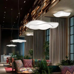 Lustre Minimaliste Nordique En Tissu Design Feuille De Lotus -Lumeers Boutique S5bca9dd2ad294d5a8af48238961b882bI