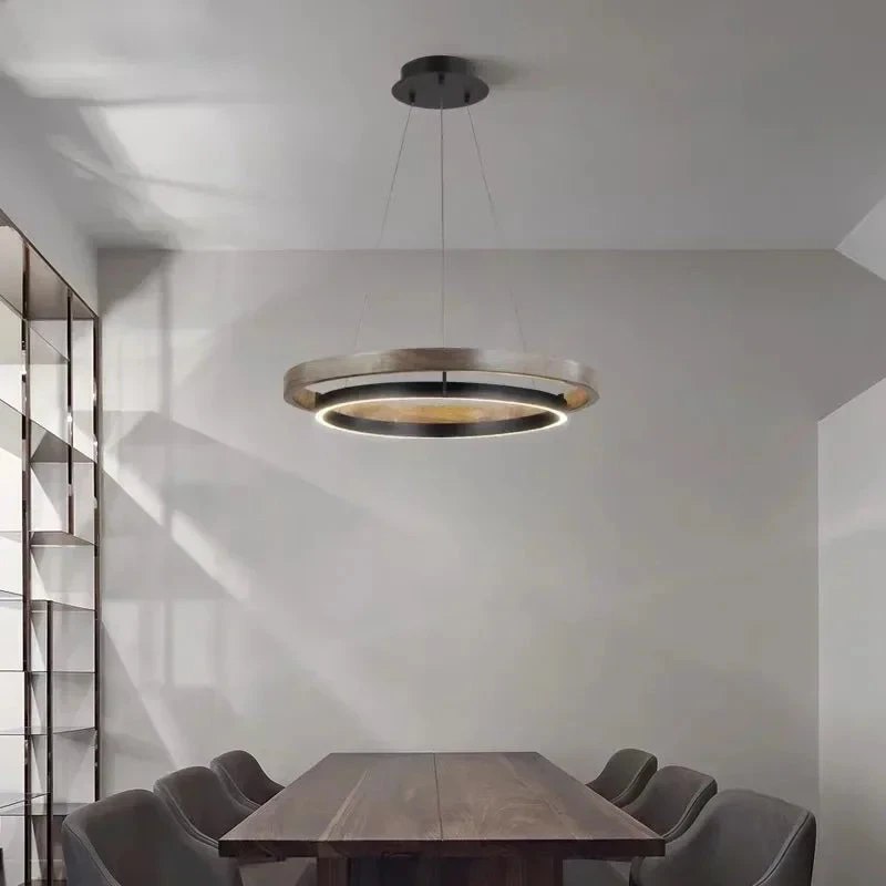 Nordic Rings Chandelier Living Room Decor Home Led Pendant Light Kitchen Island Dining Table Suspension Hanging Lamp 6 Nordic Rings Chandelier Living Room Decor Home Led Pendant Light Kitchen Island Dining Table Suspension Hanging Lamp – Image 4