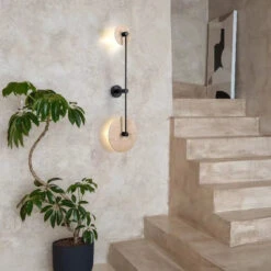 Applique Murale Ronde Japonaise En Travertin à Led Pour éclairage D'ambiance -Lumeers Boutique S5d3d8e1e17ff45d78582163606576ef8y