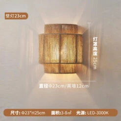 Applique Murale Vintage En Bambou Et Corde De Chanvre 20 Applique Murale Vintage En Bambou Et Corde De Chanvre -Lumeers Boutique S5de8a66b3b6b4e7dbe3350aa72a16b0ev