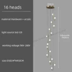 Suspension LED Escalier Colimaçon Plafond Lustre Moderne Luxe -Lumeers Boutique S5f1a56e50fe745bb8f28b6cb8e28e7ddP