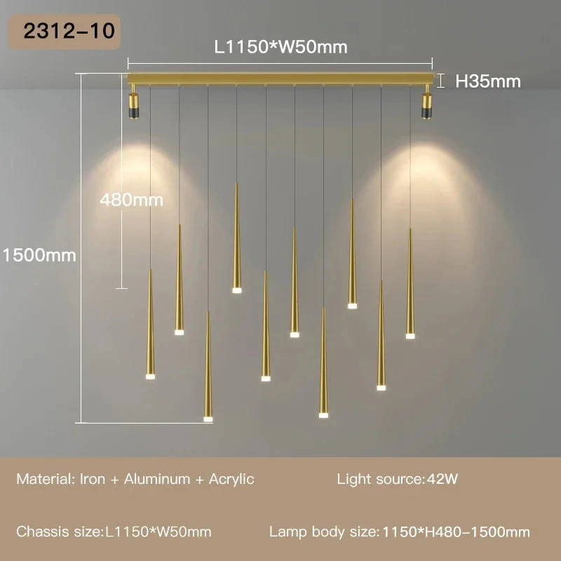 Lustre Moderne à Led Pour Décoration D'intérieur Haut De Gamme 16 Lustre Moderne à Led Pour Décoration D'intérieur Haut De Gamme – Image 14