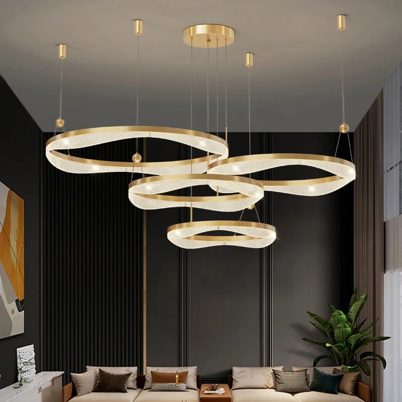 Lustre Moderne à Led Pour Décoration Intérieure élégante Et Contemporaine 2 Lustre Moderne à Led Pour Décoration Intérieure élégante Et Contemporaine
