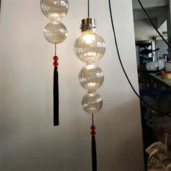 Suspension En Verre Teinté Style Chinois Pour Décoration Intérieure -Lumeers Boutique S606efb9998134e16acac454fe5e04414C