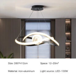 Suspension Led Moderne Style Art Noir Pour Intérieur 25 Suspension Led Moderne Style Art Noir Pour Intérieur -Lumeers Boutique S61c7b20eaf2b4dfb8dcbc6c40f2670d2h