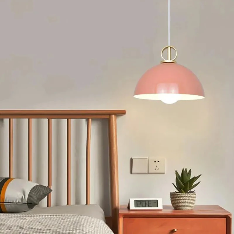 Suspension En Métal Avec Abat-jour Coloré Moderne 4 Suspension En Métal Avec Abat-jour Coloré Moderne – Image 2