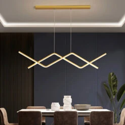 Lustre Moderne à Led Avec Télécommande Pour Intérieur Décoratif