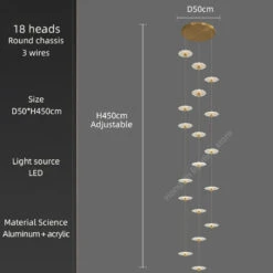 Lustre Moderne à Led Pour éclairage Intérieur Décoratif 30 Lustre Moderne à Led Pour éclairage Intérieur Décoratif -Lumeers Boutique S62e78d6ca37d468e837a2a54f701c21br