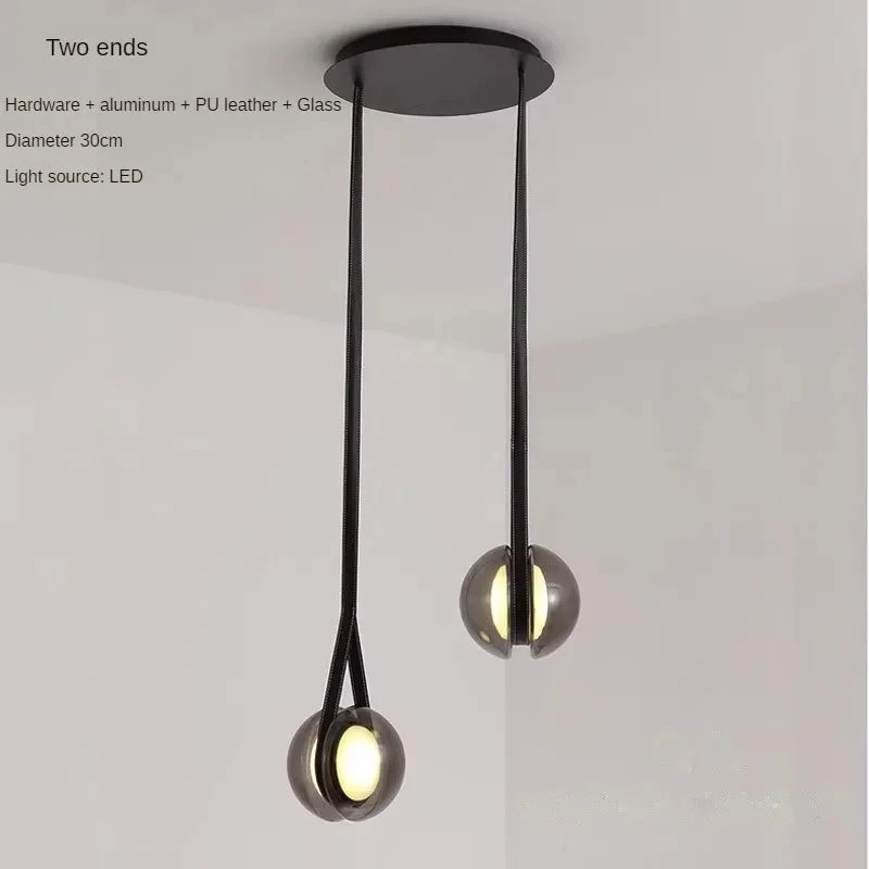 Lustre Créatif Yoyo En Verre Pour Décoration Moderne Intérieure 9 Lustre Créatif Yoyo En Verre Pour Décoration Moderne Intérieure – Image 7