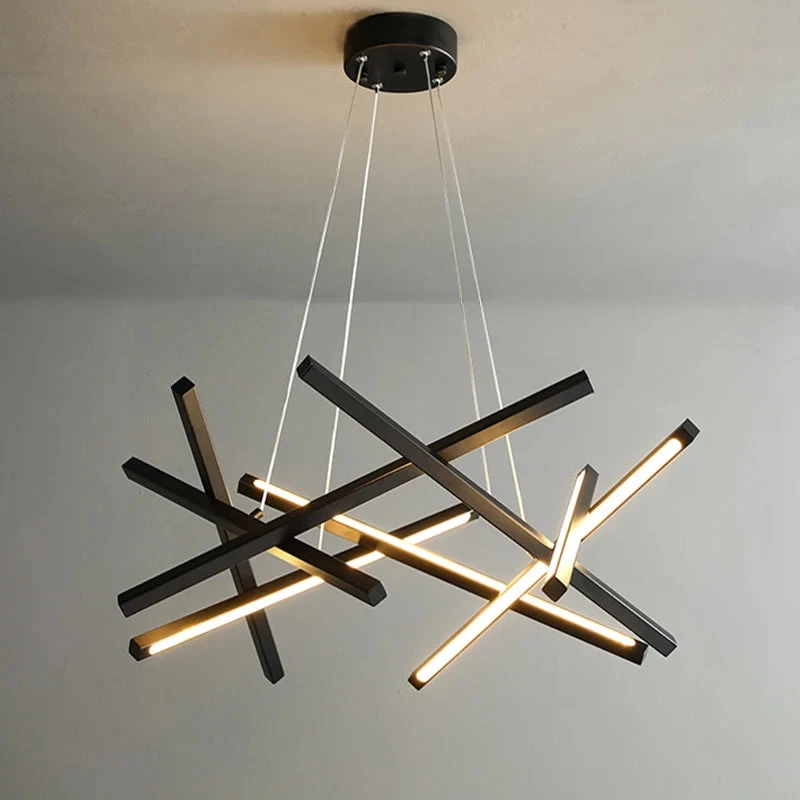 Suspension Moderne à Led Au Design Rectangulaire élégant 5 Suspension Moderne à Led Au Design Rectangulaire élégant – Image 3