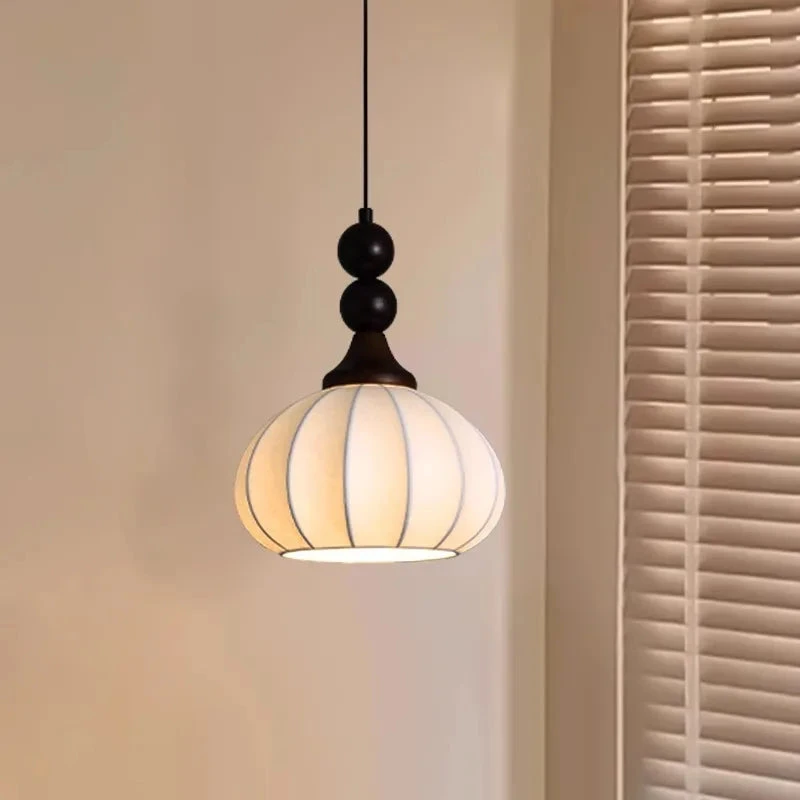 Lustre En Soie Avec Abat-jour En Tissu Lumineux 7 Lustre En Soie Avec Abat-jour En Tissu Lumineux – Image 5