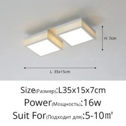 Plafonnier Led Carré Minimaliste Design Nordique éclairage Intérieur Luminaire Décoratif -Lumeers Boutique S64a4caba91c94d82b3b3f165c841b2eeL