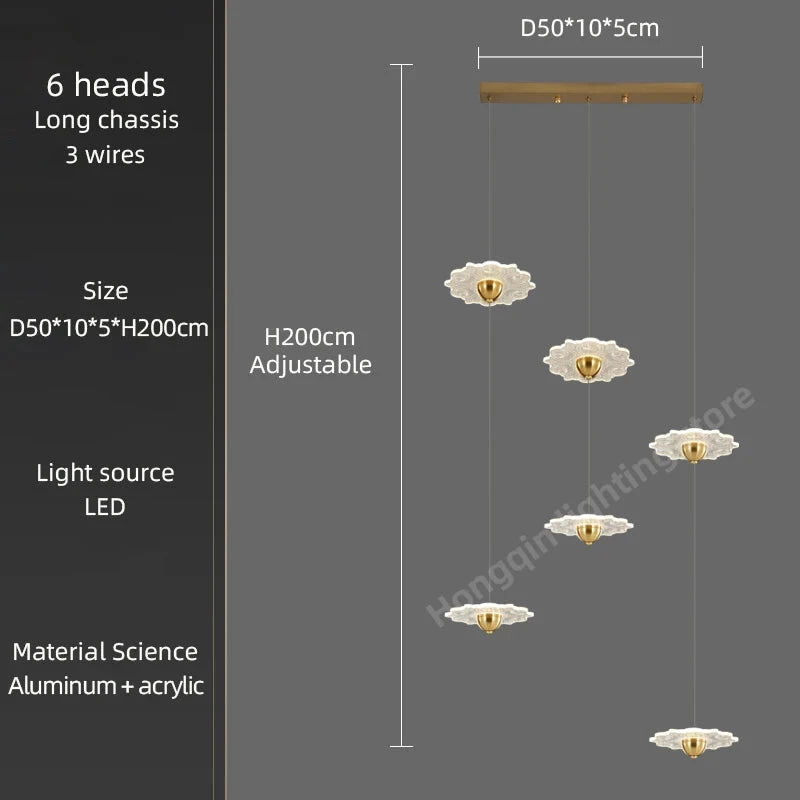 Lustre Moderne à Led Pour éclairage Intérieur Décoratif 19 Lustre Moderne à Led Pour éclairage Intérieur Décoratif – Image 17