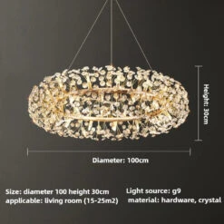 Lustre En Cristal Moderne En Forme De Pissenlit Créatif Et Atmosphérique 27 Lustre En Cristal Moderne En Forme De Pissenlit Créatif Et Atmosphérique -Lumeers Boutique S664bf7a6e99949d9a9af91f60c2458528