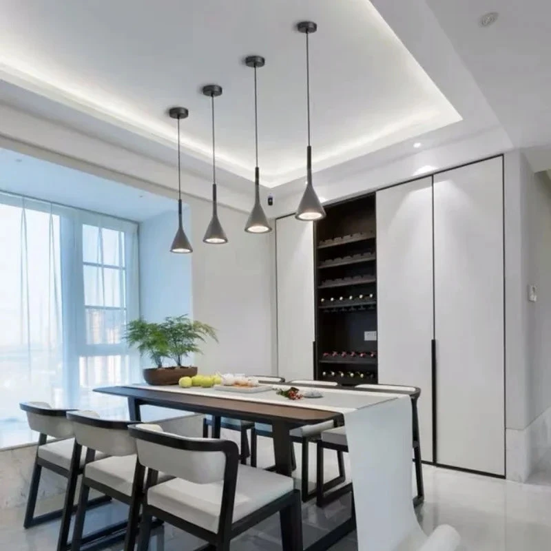 Lustre Led Personnalisé Nordique Pour Décoration Intérieure élégante 4 Lustre Led Personnalisé Nordique Pour Décoration Intérieure élégante – Image 2