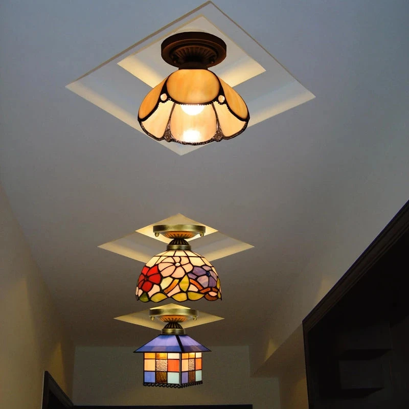 Plafonnier Moderne En éclairage Led Nordique Pour Balcon Et Allée 4 Plafonnier Moderne En éclairage Led Nordique Pour Balcon Et Allée – Image 2