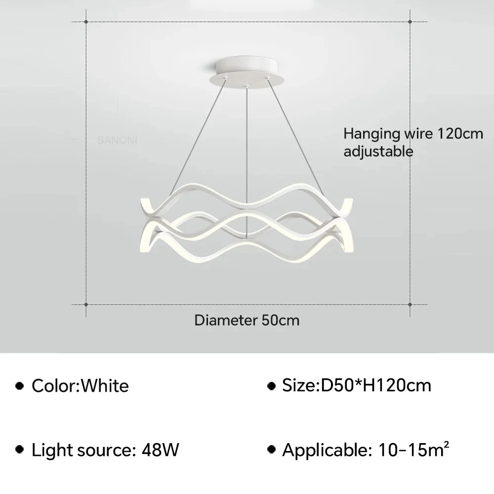 Suspension Moderne à Led Pour Décoration Intérieure élégante Et Luxueuse 16 Suspension Moderne à Led Pour Décoration Intérieure élégante Et Luxueuse – Image 14