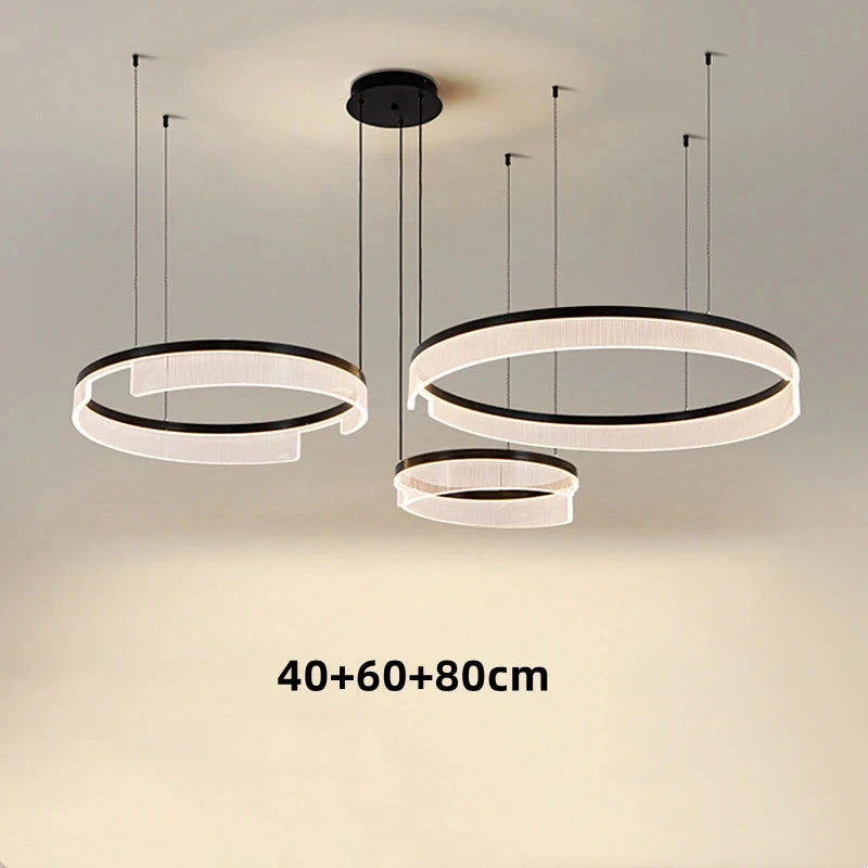 Lustre à Led Circulaire En Aluminium Et Acrylique Pour Intérieur Décoratif 20 Lustre à Led Circulaire En Aluminium Et Acrylique Pour Intérieur Décoratif – Image 18