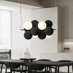 Lustre Moderne Et Créatif En Led Pour Cuisine Et Intérieur