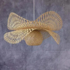 Suspension Moderne En Bambou Pour Décoration Intérieure Artisanale -Lumeers Boutique S71c8370c02a14443b0dd577e025cd94eq