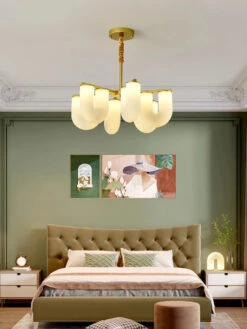 Suspension Led Design Nordique Moderne En Fer Pour Intérieur