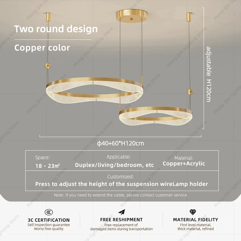 Lustre Moderne à Led Pour Décoration Intérieure élégante Et Contemporaine 12 Lustre Moderne à Led Pour Décoration Intérieure élégante Et Contemporaine – Image 11