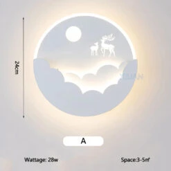 Applique Murale Modernes En Forme D'étoile Nuage Lune -Lumeers Boutique S738d93645c784295b625c64a846203e9E