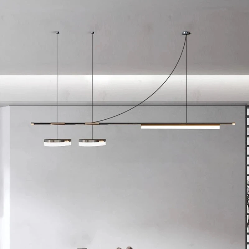 Suspension à Led Linéaire Design Moderne Pour Décoration Intérieure 8 Suspension à Led Linéaire Design Moderne Pour Décoration Intérieure – Image 6