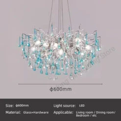 Lustre Moderne En Verre Bicolore Style Postmoderne Avec Led -Lumeers Boutique S7569db57ec1b4db9968359773357f91ap