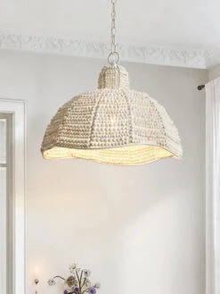 Lustre à Led Vintage En Bois Pour Décoration Intérieure