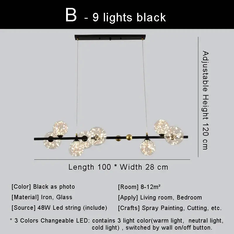 Lustre Led Moderne Design Nordique Pour Décoration Intérieure 10 Lustre Led Moderne Design Nordique Pour Décoration Intérieure – Image 8