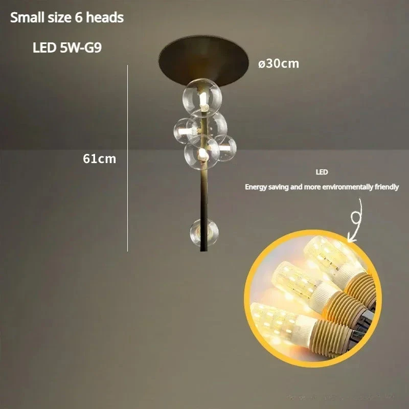 Lustre Moderne En Verre Pour Une Décoration élégante 13 Lustre Moderne En Verre Pour Une Décoration élégante – Image 11